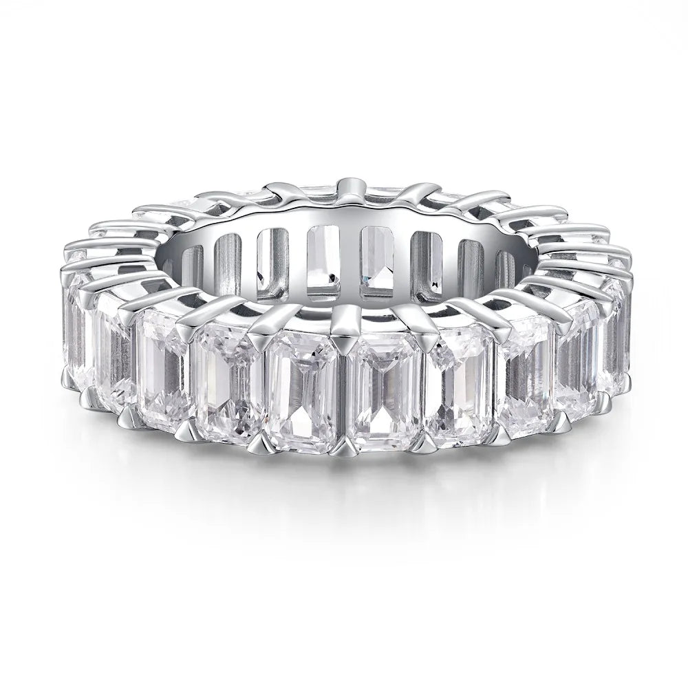 MuShan Designer Jewelry 925 Sterling Silver Ring Zircon 7A Grade Pear Daytime for Women 18K Gold Plated Fine Jewelry Rings