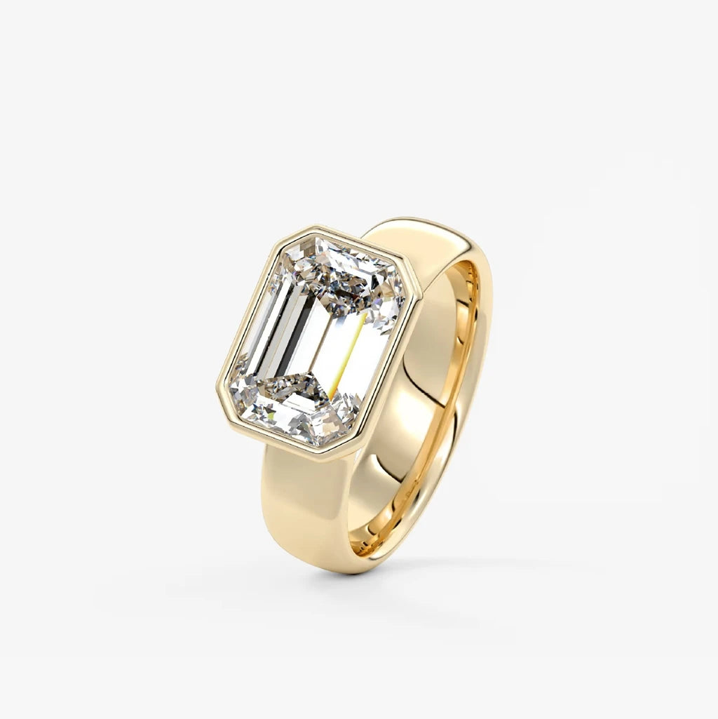 Bague MUSHAN en argent sterling 925, pierre moissanite couleur D pureté VVS, bijou raffiné et glamour pour femme, bague en argent sterling 925 style diamant