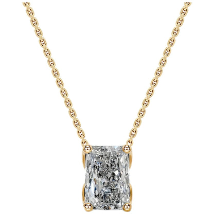 MUSHAN Bespoke Jewelry 925 Sterling Silver Necklace Moissanite D Color VVS1 Luxury Gift Chic Women Pendants Diamond Accessories