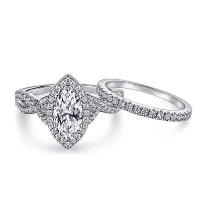 Anillo de plata de ley 925 con circonita 7A de MuShan Luxury Jewelry, anillo de compromiso tipo princesa para novia, joyería fina chapada en oro rosa de 18 quilates