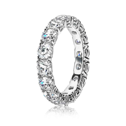 Bague de luxe en argent sterling 925 de la marque MuShan, sertie d'un diamant moissanite pour maman, plaquée or 18 carats, bague fine brevetée MST