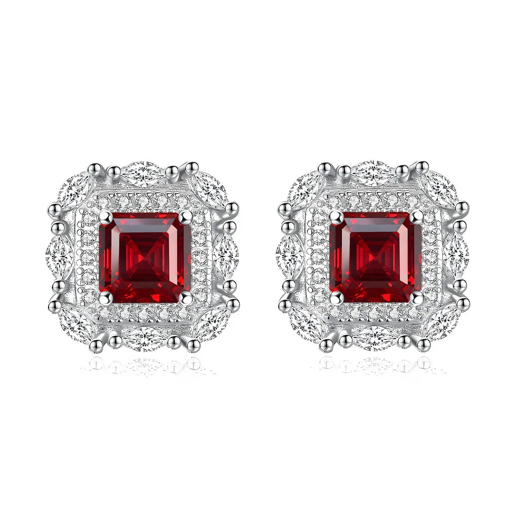 Pendientes de botón colgantes de plata de ley 925 MuShan Jewelry, joyería con piedras preciosas HCD, pendientes de bisutería fina para mujer, ideales para fiestas y cócteles