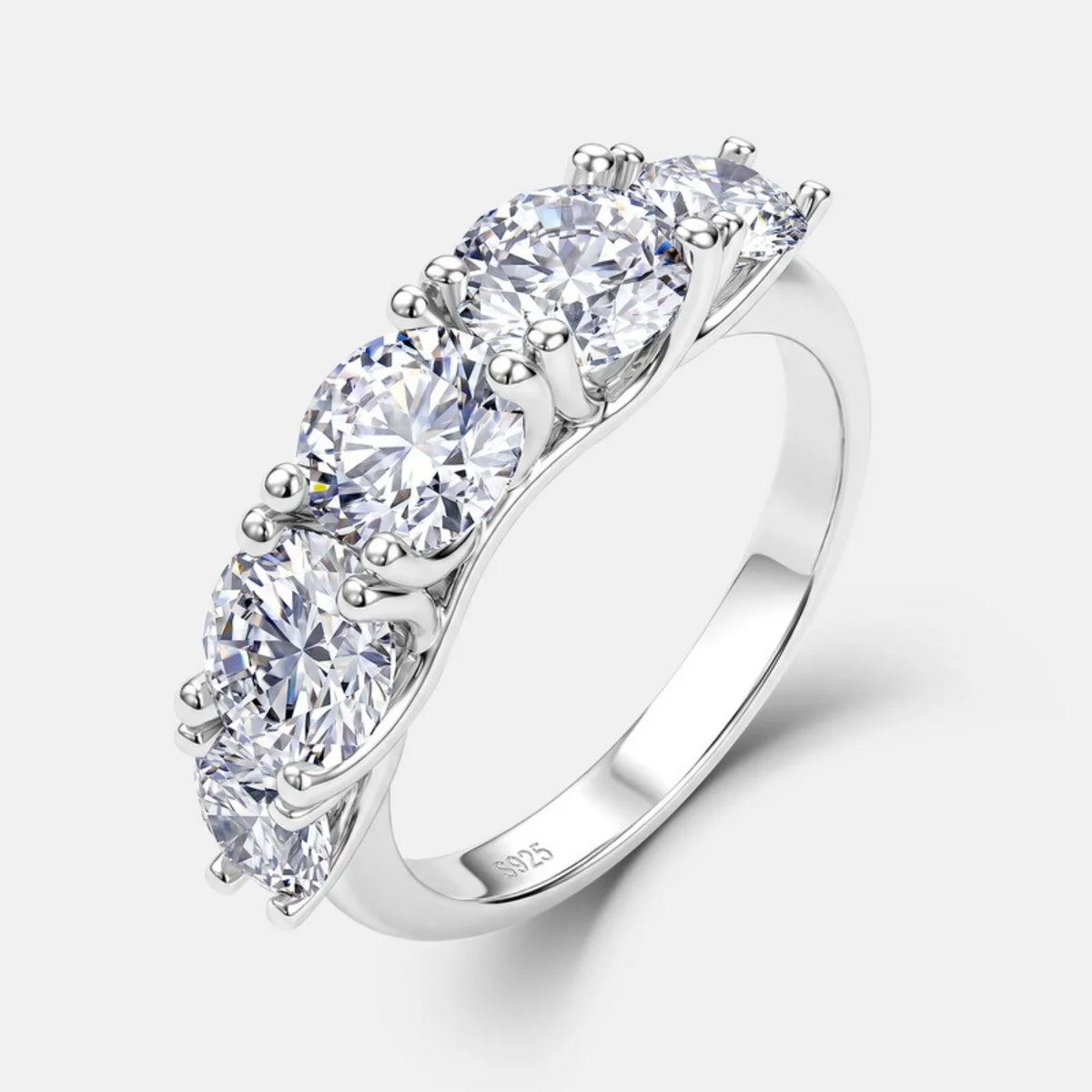 MUHAN Luxury Jewelry  925 Sterling Silver Ring Wedding Band  Women GRA Certificate Moissanite Diamond Rings D Color Fine Jewelry