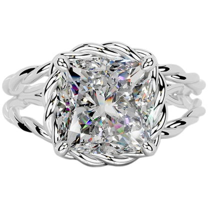 MUSHAN Custom Jewelry 925 Sterling Silver Ring Moissanite D Color VVS Luxury Noble 925 Sterling Silver Rings Diamond Accessories