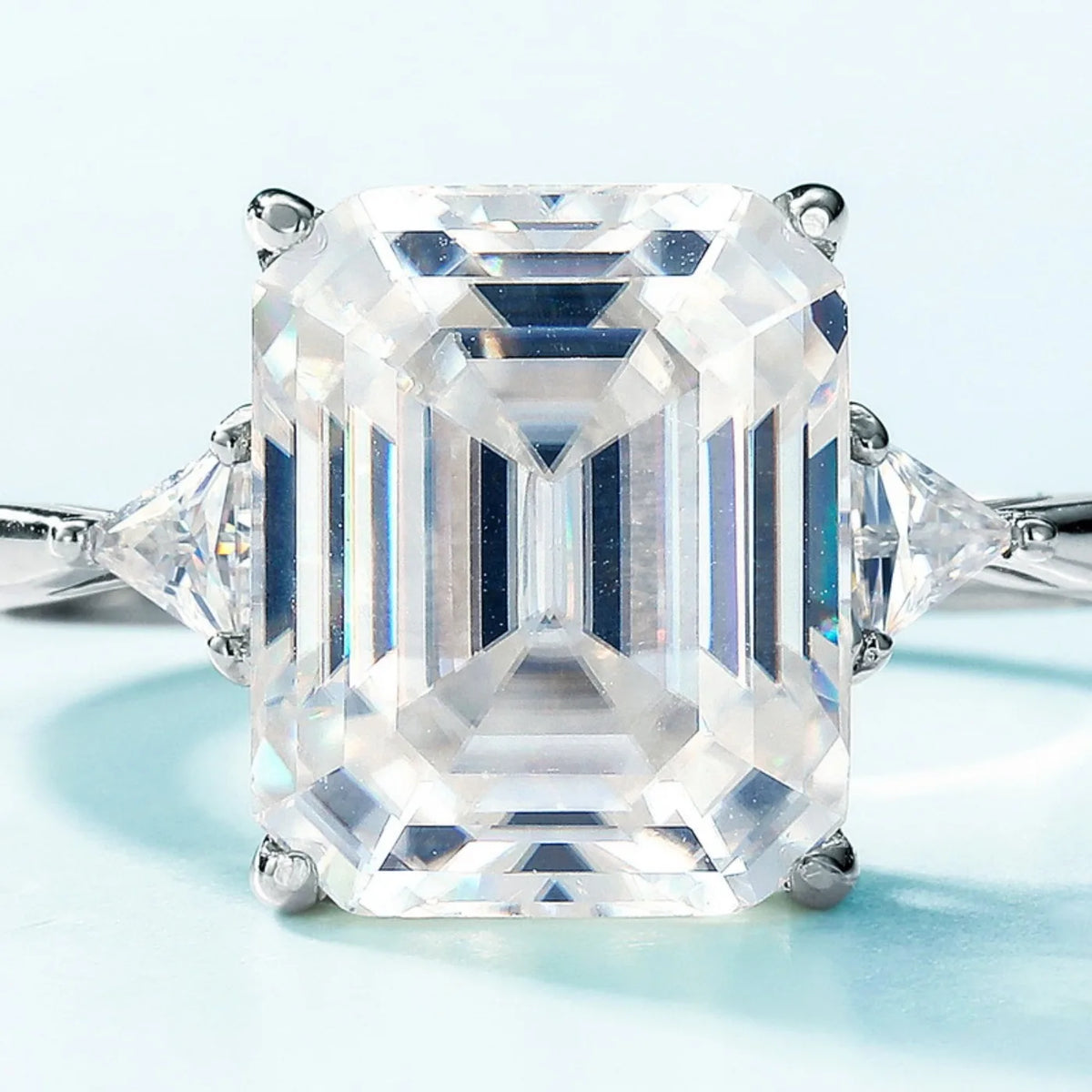 MUHAN Luxury Jewelry  925 Sterling Silver Ring Wedding Band  Women GRA Certificate Moissanite Diamond Rings D Color Fine Jewelry