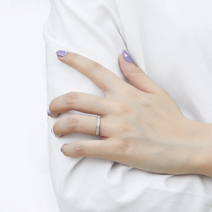 Bague de mariage MuShan Jewelry en argent sterling 925 avec diamant à haute teneur en carbone, cadeau de Saint-Valentin, cadeau pour sœur, bagues pour femme, joaillerie fine