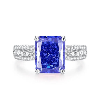Bague de marque MuShan en argent sterling 925 avec diamant haut carbone (HCD) pour femme, plaquée rhodium, bijou de joaillerie