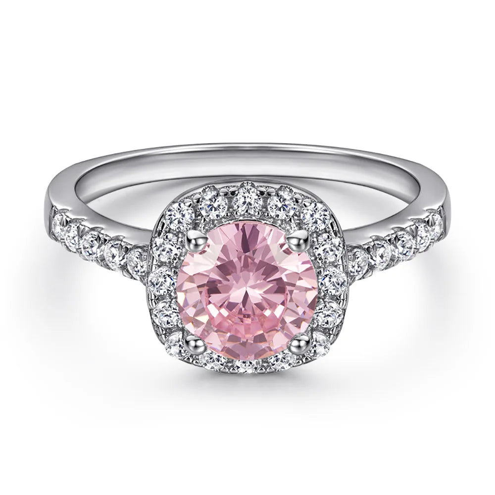 Bague MuShan en argent sterling 925, ornée de zircon de grade 7A, bijou fantaisie rayonnant plaqué or 18K pour femme