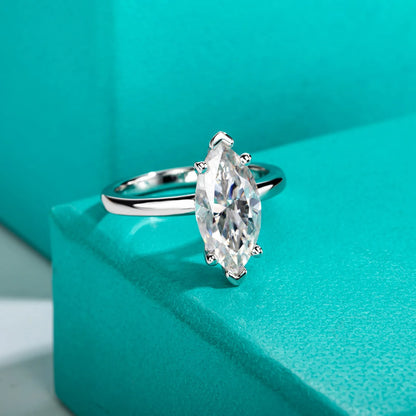 Anillo de mujer MUSHAN Luxury Jewelry en plata de ley 925, con diamante de moissanita color D, certificado GRA, anillo de joyería fina con esmeralda