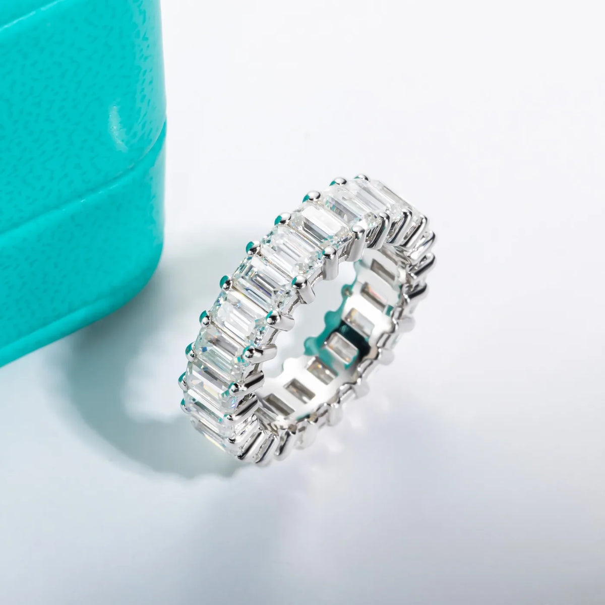 MUHAN Luxury Jewelry  925 Sterling Silver Ring Wedding Band  Women GRA Certificate Moissanite Diamond Rings D Color Fine Jewelry