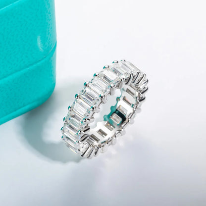 MUHAN Luxury Jewelry  925 Sterling Silver Ring Wedding Band  Women GRA Certificate Moissanite Diamond Rings D Color Fine Jewelry