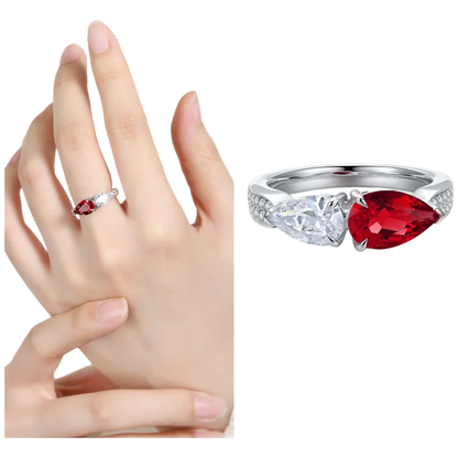 Bague MUSHAN personnalisée en argent sterling 925 avec émeraude bleue de laboratoire, ronde, pour mariage et fête, pour femme, plaquée or 18 carats, bague d'anniversaire