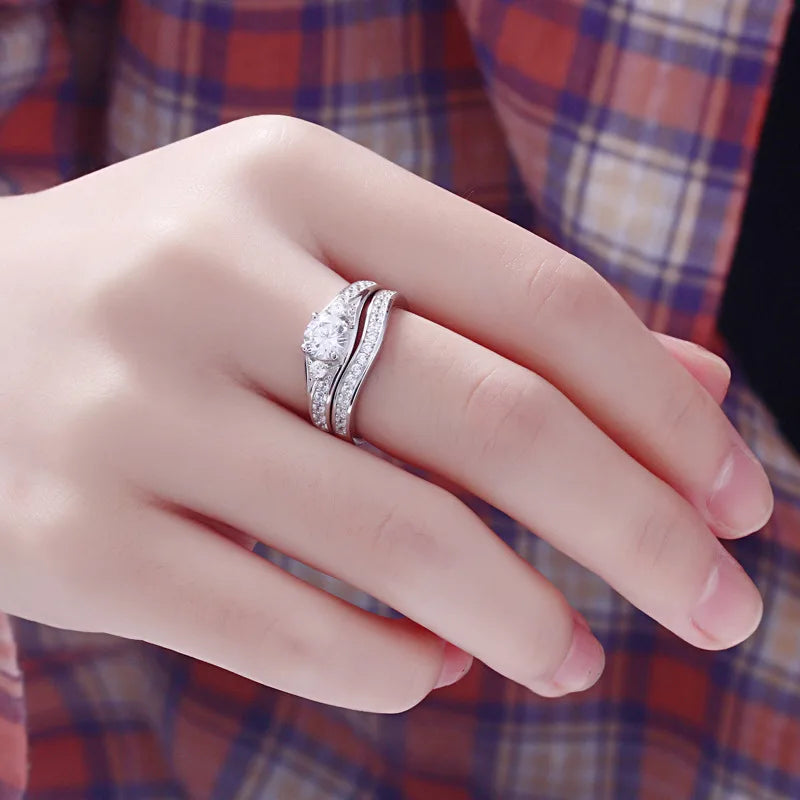 Anillo de plata de ley 925 con circonita 7A corte cojín de MuShan Luxury Jewelry, chapado en oro auténtico de 18 quilates, joya fina para esposa, estilo de día
