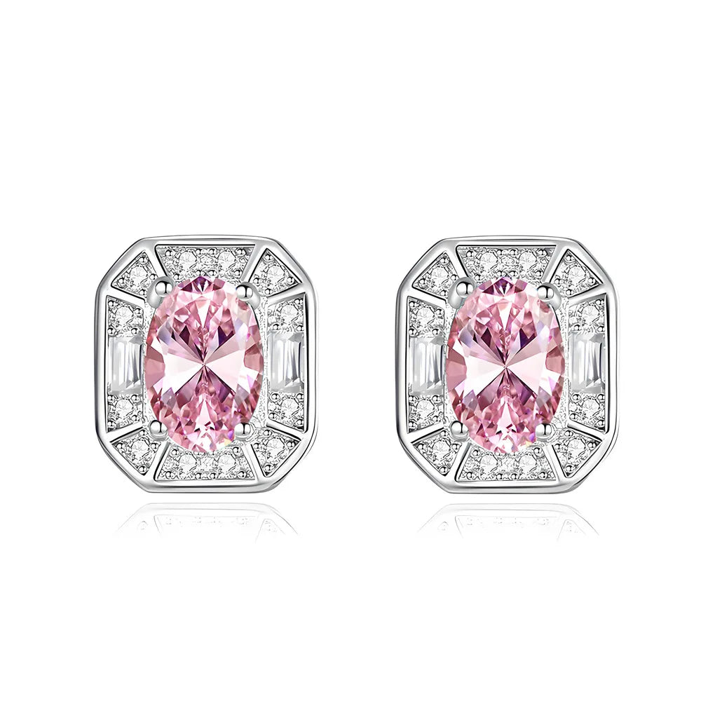 MuShan Luxury Jewelry 925 Sterling Silver Dangling Earrings Sparkling Moissanite Bridal Party Ladies 18K Gold Plated MST Patent