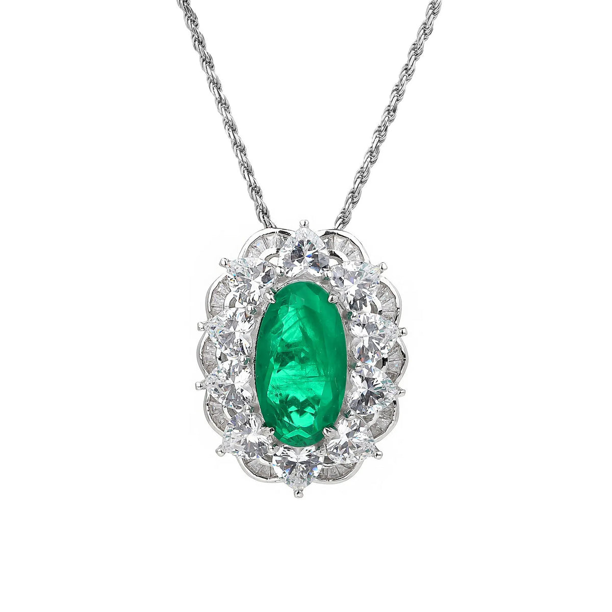 Collar MuShan Luxury Jewelry de plata de ley 925 con rubí cultivado en laboratorio de talla marquesa, para uso diario, para mujer, chapado en oro de 18K, para aniversario