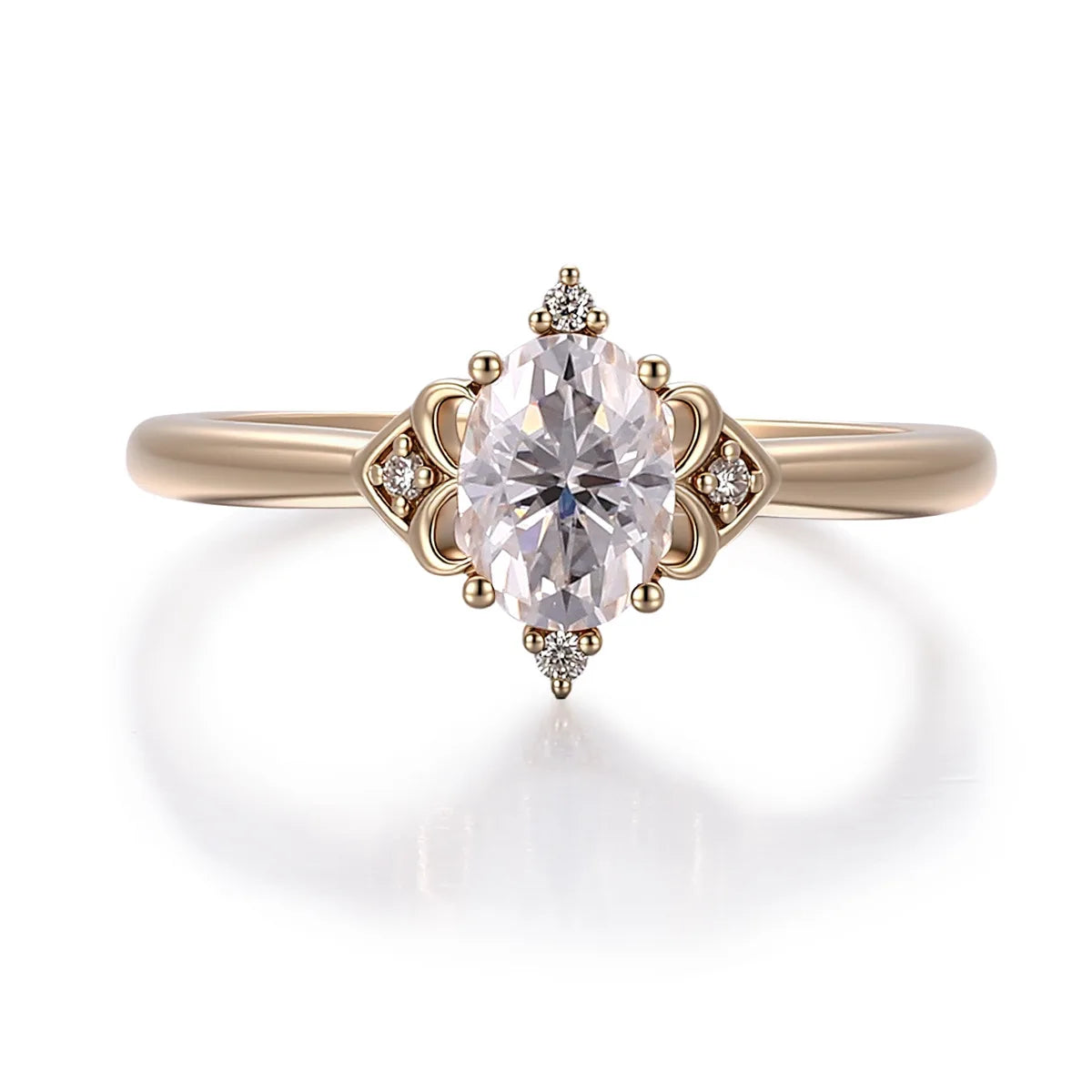 MUSHAN Bespoke Jewelry D VVS1 Moissanite Diamond Ring Band Platinum PT950 10K 14K 18K Gold Jewelry Rings For Women Wedding Party