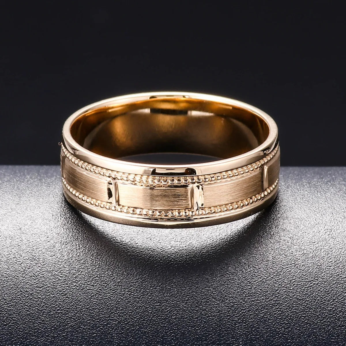 MUSHAN Luxury Custom 14K 18K Gold Rings Band Jewelry With Moissanite Diamond Lab Grown Gemstones Diamond Wedding Ring For Women