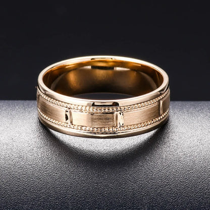 MUSHAN Luxury Custom 14K 18K Gold Rings Band Jewelry With Moissanite Diamond Lab Grown Gemstones Diamond Wedding Ring For Women
