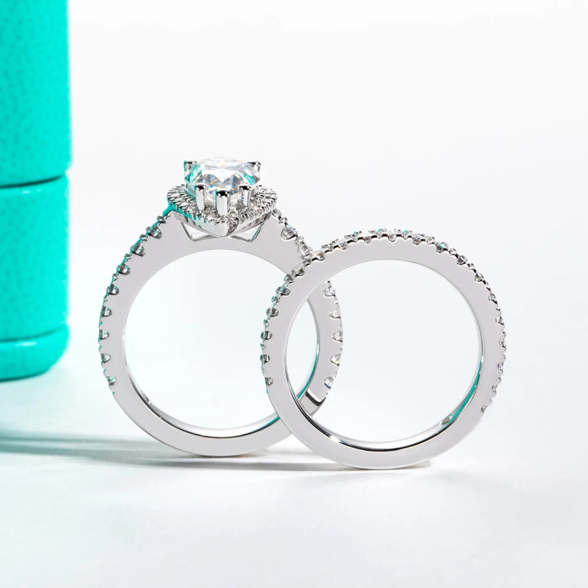 MUHAN Luxury Jewelry  925 Sterling Silver Ring Wedding Band  Women GRA Certificate Moissanite Diamond Rings D Color Fine Jewelry