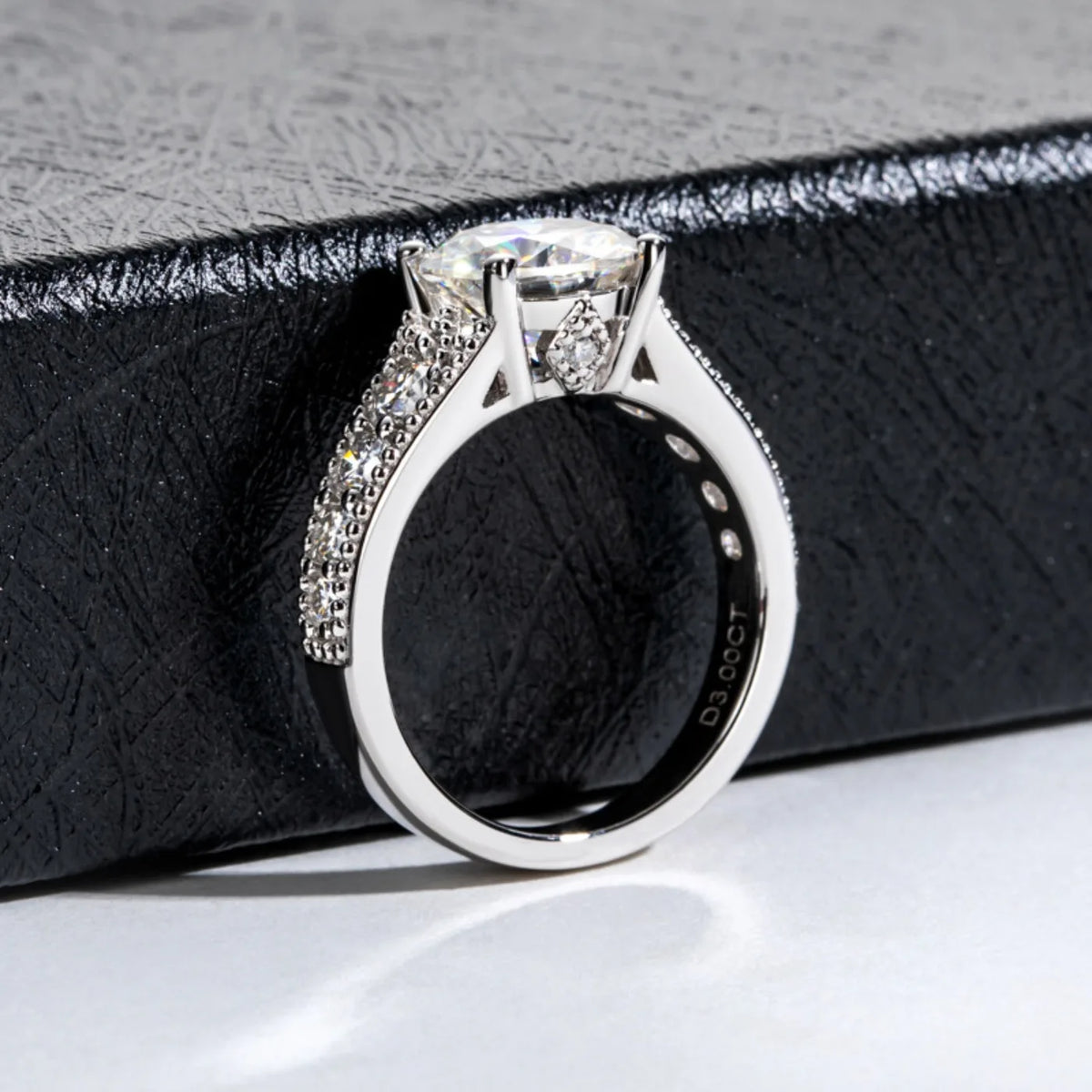 Bague de mariage en argent sterling 925 MUHAN Luxury Jewelry pour femme, diamant moissanite couleur D, certificat GRA, bijou de haute qualité