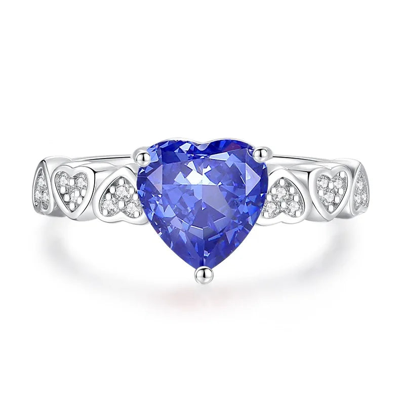 Bague de marque MuShan en argent sterling 925 avec diamant haut carbone (HCD) pour femme, plaquée rhodium, bijou de joaillerie