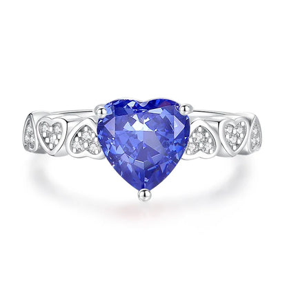 Bague de marque MuShan en argent sterling 925 avec diamant haut carbone (HCD) pour femme, plaquée rhodium, bijou de joaillerie