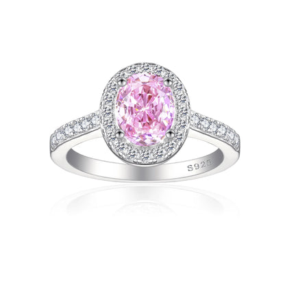 MuShan Jewelry 925 Sterling Silver Ring Wedding Band High Carbon Diamond Classic Style Glamorous Style Women Rings Fine Jewelry