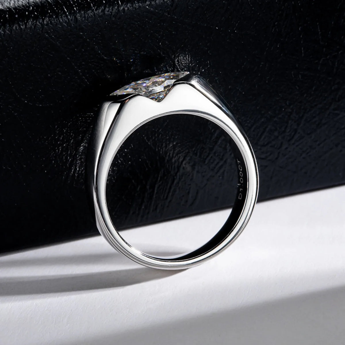 MUHAN Luxury Jewelry  925 Sterling Silver Ring Wedding Band  Women GRA Certificate Moissanite Diamond Rings D Color Fine Jewelry
