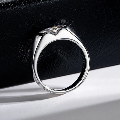 MUHAN Luxury Jewelry  925 Sterling Silver Ring Wedding Band  Women GRA Certificate Moissanite Diamond Rings D Color Fine Jewelry