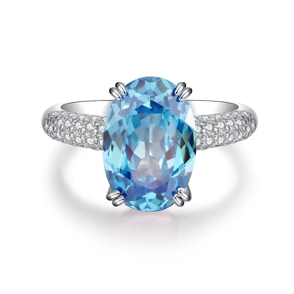 MUSHAN Luxury Jewelry s 925 Sterling Silver Rings For Women CMA Certificate HCD Gemstones Sapphire Ring Bands s925 Fine Jewelry