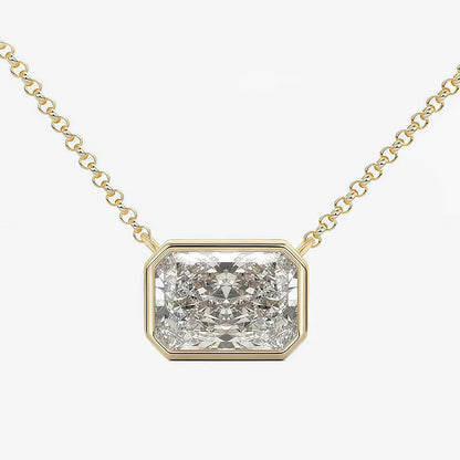MUSHAN Bespoke Jewelry 925 Sterling Silver Necklace Moissanite D Color VVS Fine Opulent 925 Sterling Silver Pendants Diamond
