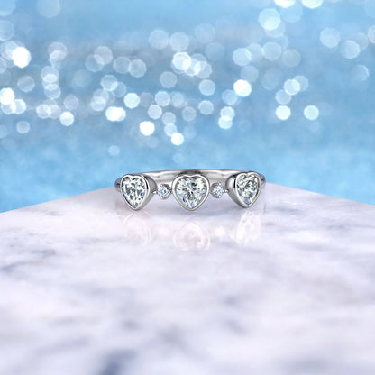 Anillo de joyería de lujo MUSHAN de plata de ley 925 para mujer, anillo de diamantes de moissanita con certificado GRA, esmeralda, color D, joyería fina