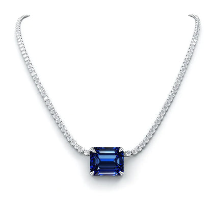 MuShan Jewelry 925 Sterling Silver Necklace Choker Chain HCD Diamonds Christmas Gift Statement Jewelry Women Necklaces Jewelry