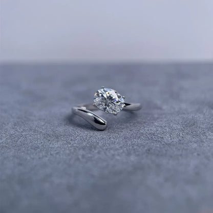 MUSHAN Luxury Jewelry 925 Sterling Silver Ring Band Women GRA Certificated Moissanite Diamond Emerald D Color Rings Fine Jewelry