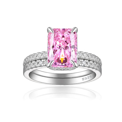 Bague MuShan Brand Jewelry en argent sterling 925, triangle en zircone cubique 7A, bijoux raffinés pour elle, plaqué or 18 carats