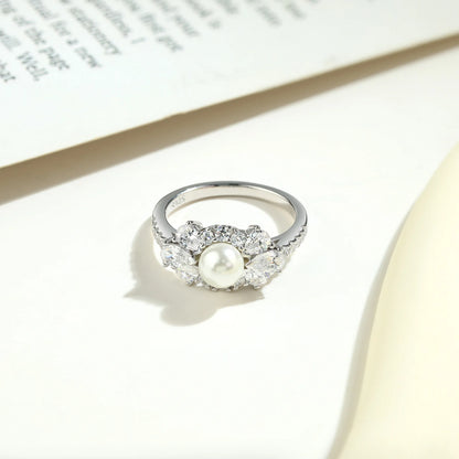 Bague de mariage MuShan Jewelry en argent sterling 925 avec diamant à haute teneur en carbone, cadeau pour elle, bijoux élégants, bagues pour femmes, joaillerie fine