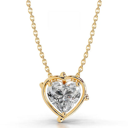 Collar de plata de ley 925 marca MuShan con diamante de moissanita, gargantilla para boda para chicas, colgante con patente MST chapado en oro de 18K