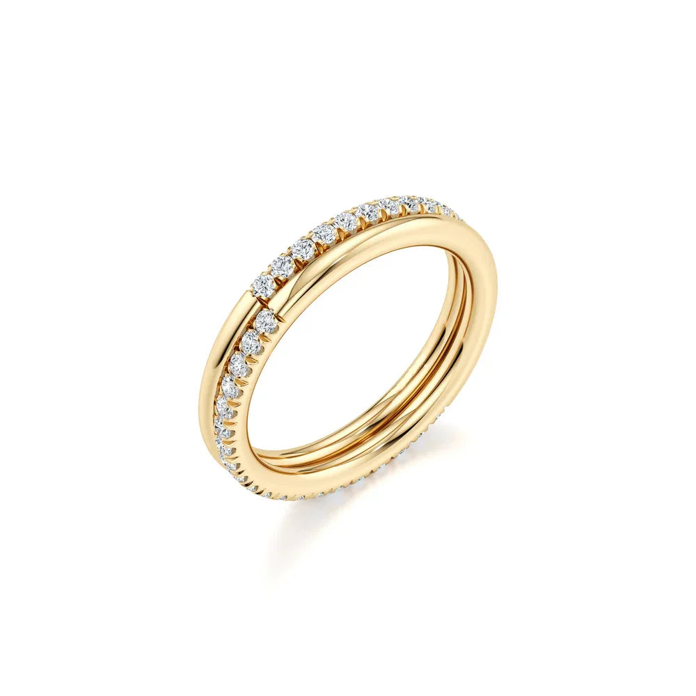 MUSHAN Custom Jewelry 925 Sterling Silver Ring Moissanite D Color VVS Luxury Exotic 925 Sterling Silver Rings Diamond Jewelry