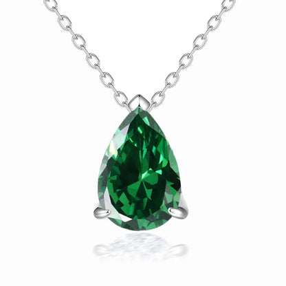 Collar de plata de ley 925 de la marca MuShan con circonita 7A, joya clásica para fiestas de novias, baño de oro auténtico, colgante de joyería premium para mujer