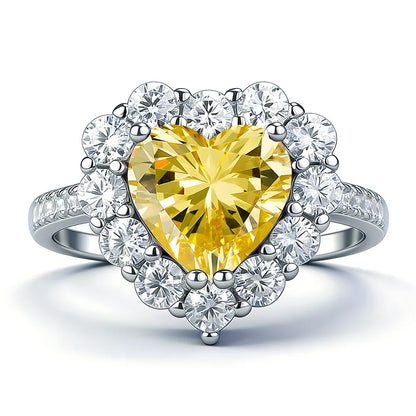 MuShan Jewelry 925 Sterling Silver Ring Wedding Band High Carbon Diamond Party Cocktail Romantic Style Women Rings Fine Jewelry