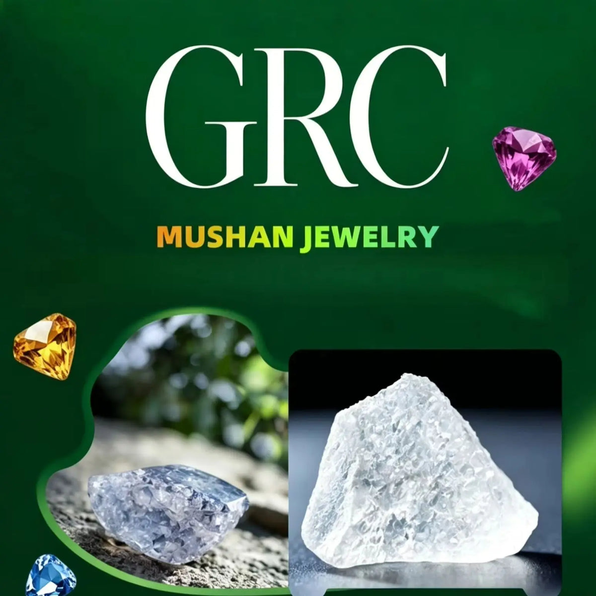 MUSHAN Joyería a medida, anillos de compromiso con diamante de moissanita verde en forma de marquesa de 2 quilates, oro de 18k, joyería en oro de 10k, 14k y 18k para mujer