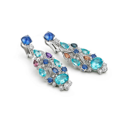 MuShan Jewelry 925 Sterling Silver Earring HCD Diamond High Carbon Gemstones Fine 925 Sterling Silver Earrings Accessories