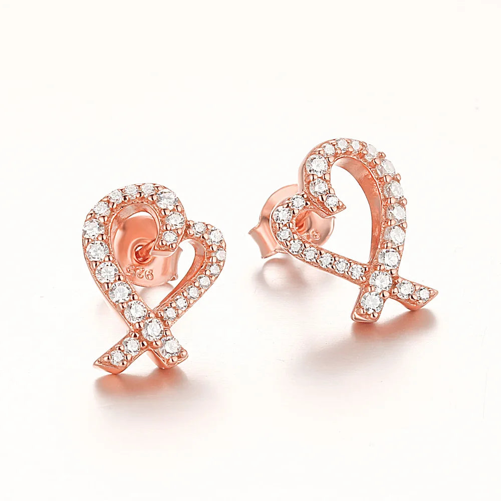 Pendientes de plata de ley 925 de MuShan Luxury Jewelry con circonitas de grado 5A, aros para aniversario, joyería fina chapada en oro de 18 quilates para ella