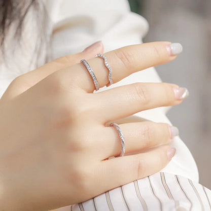 Bague de mariage MUHAN Luxury Jewelry en argent sterling 925 pour femme, alliance en diamant moissanite couleur D avec certificat GRA, joaillerie fine