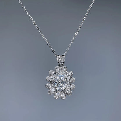 MuShan Designer Jewelry 925 Sterling Silver Chain Rope Radiant Moissanite Casual Artisan Women 18K Real Gold Plated MST Patent