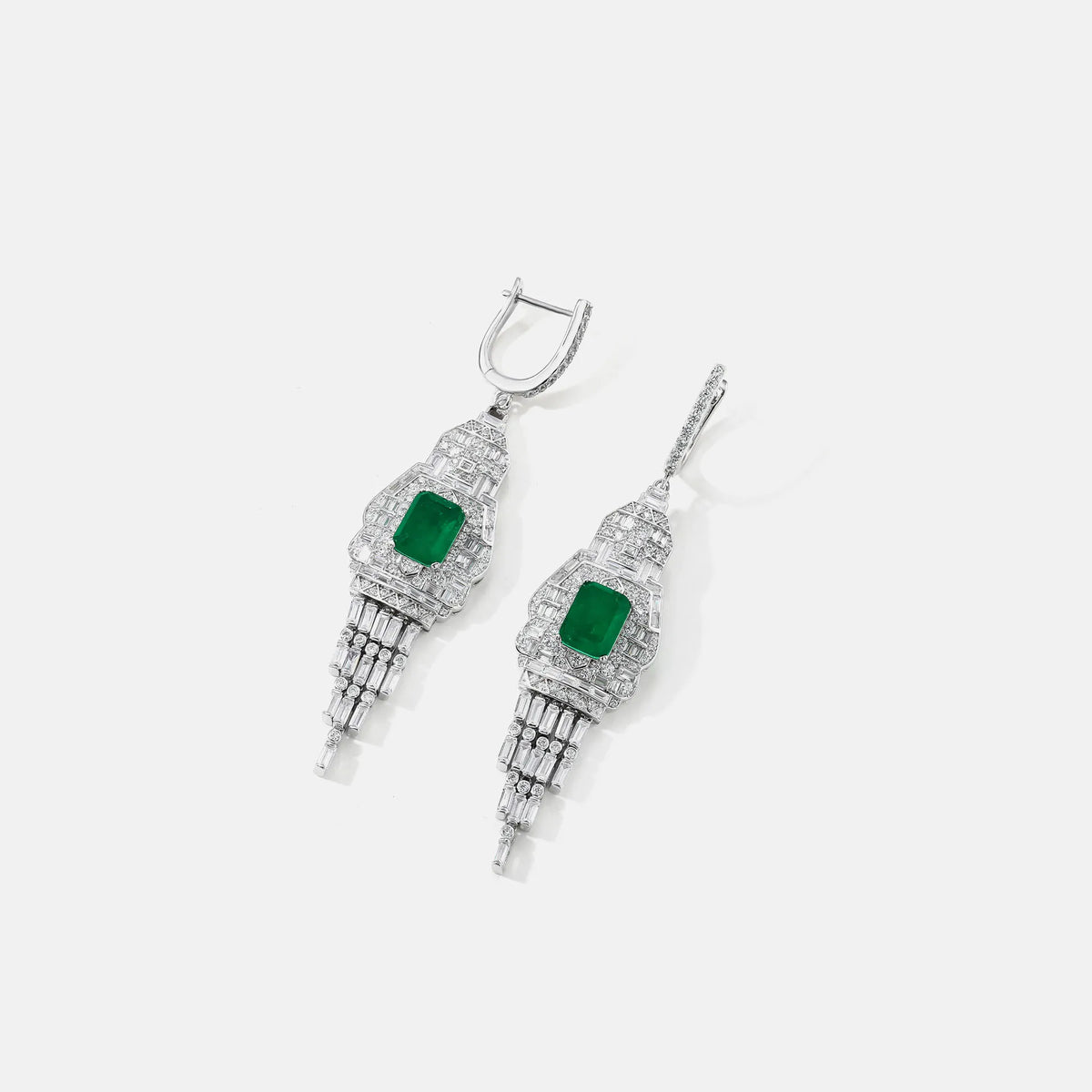 MuShan Jewelry 925 Sterling Silver Earring Designer High Carbon Diamond HCD Diamond 925 Sterling Silver Studs Accessories
