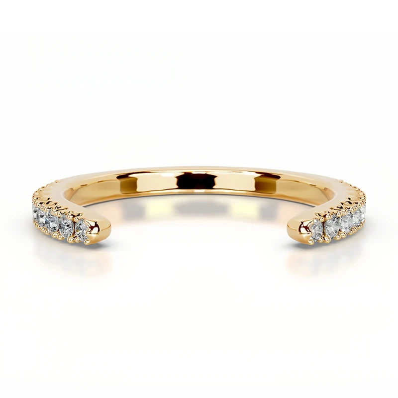 MuShan Brand Jewelry 925 Sterling Silver Rings VVS Moissanite Diamond Ring Ladies 18K Real Gold Plated MST Patent Jewellery