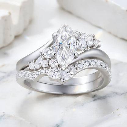 Bague MuShan en argent sterling 925, zircon de grade 5A en forme de cœur, bijou romantique pour femme, plaqué or 18 carats, bijou raffiné