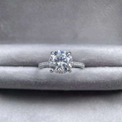 MUSHAN Luxury Jewelry 925 Sterling Silver Ring Band Women GRA Certificated Moissanite Diamond Emerald D Color Rings Fine Jewelry