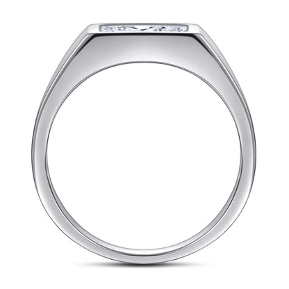 MuShan Jewelry 925 Sterling Silver Ring Wedding Band High Carbon Diamond Minimalist Style Gift  Her Women Rings Fine Jewelry